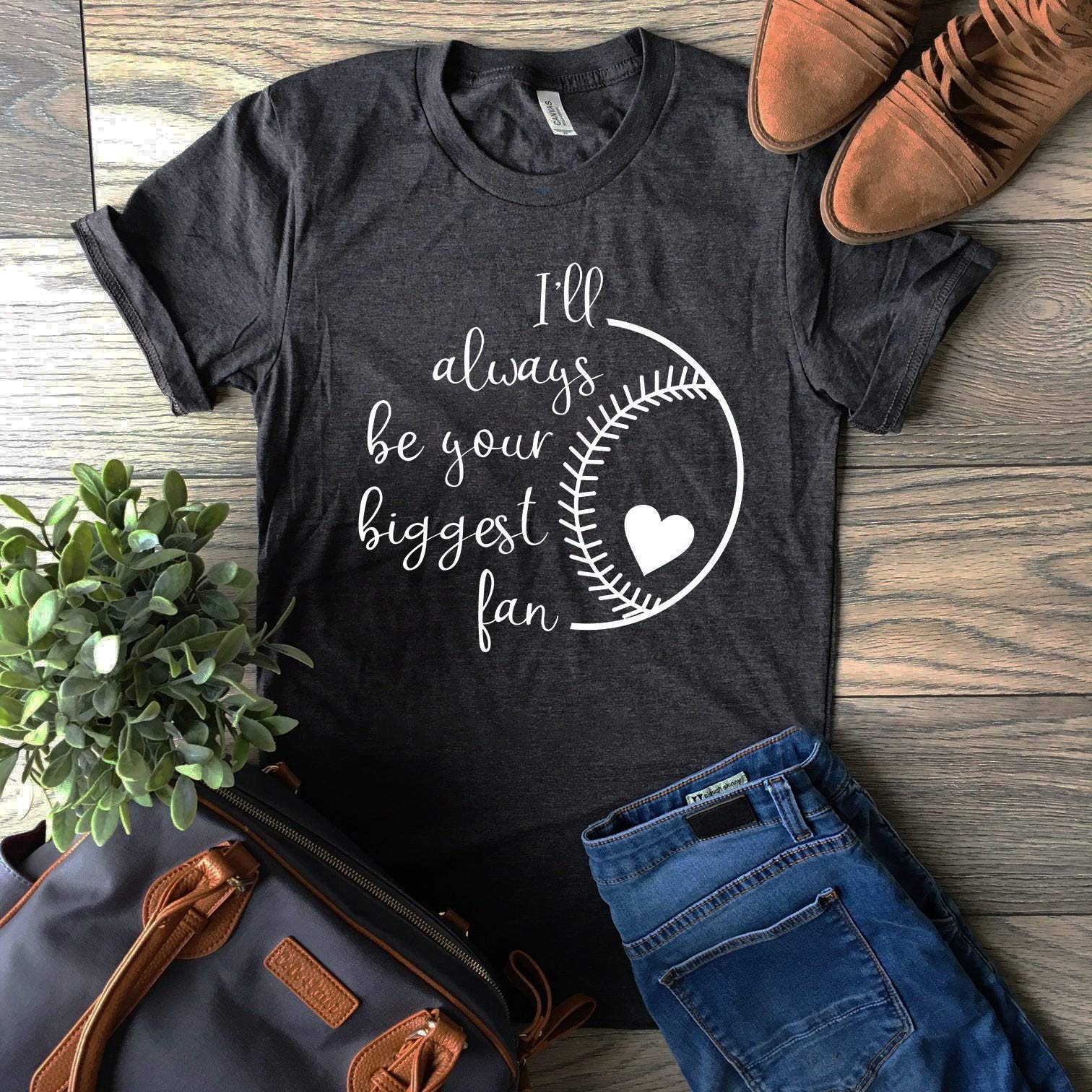 I'll Always Be Your Biggest Fan Baseball Shirt Baseball Mother Shirt