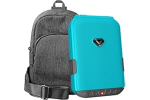VAULTEK LifePod + SlingBag Bundle Secure Waterproof Travel Case Rugged Electronic Lock Box Travel Organizer Portable Handgun Case with Backlit Keypad