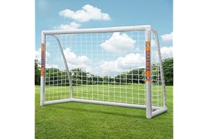 SHANTRA Soccer Goal, 12x6/10x6.5/8x5/6x4FT Soccer Goals for Backyard, Full Size Soccer Nets for Kids & Adults, Portable Soccer Goal with 2 Soccer Nets & 1 Carry Bag, Porterias De Futbol Soccer