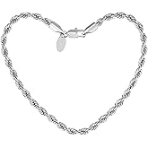 LIFETIME JEWELRY 5mm Diamond Cut Rope Chain Bracelet 24k Gold Plated for Women and Men