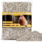 RAINFLOW 15oz Crushed Oyster Shell for Chickens - Poultry Grit Calcium | Natural Oyster Shell Grit for Laying Hens, Backyard Flocks, Ducks, Quail, Chicken Supplies &amp; Oyster Shell Feeder Use