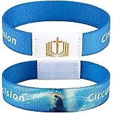 RSKDJSXL 5PCS Daily Bible Verse Bracelets, Wearable Christian Bible Bracelet Inspirational Christian Friendship Accessory Men Women Festival Birthday Jewelry Gift Party Supply