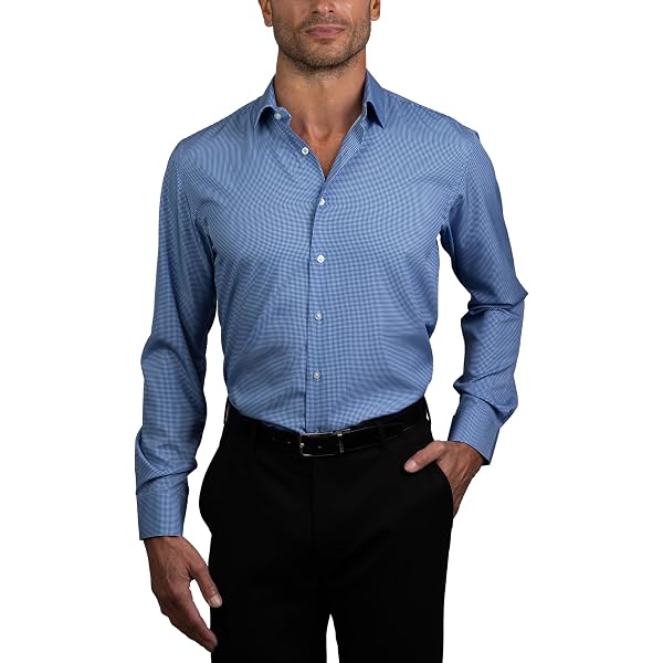 Amazon.com: Nautica Slim Fit Long Sleeve Shirts for Men Dress Shirt Wrinkle  Free 4-Way Stretch Polyester Cooling Technology : Clothing, Shoes & Jewelry
