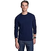 State Cashmere Men's Essential Crewneck Sweater 100% Pure Cashmere Classic Long Sleeve Pullover