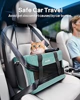 pecute Cat Carrier Airline Approved, Extra Stable Handbag, Breathable Mesh view 7