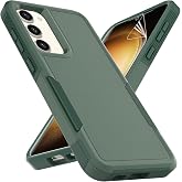 for Samsung Galaxy S23 Plus Case: Dual Layer Protective Heavy Duty Cell Phone Cover Shockproof Rugged with Screen Protector - Military Protection Bumper Tough - Samsung Galaxy S23+ 2023, Dark Green