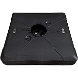 PURPLE LEAF Offset Patio Umbrella Base Sand/Water Filled Square, 36.6'' X 36.6''