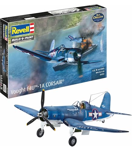 Amazon.com: Revell Germany 03983 Vought F4U-1A Corsair Airplane