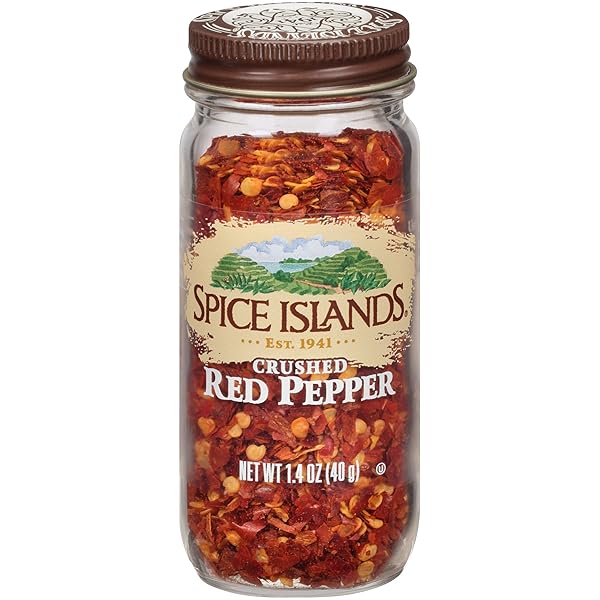 SPICE ISLANDS CRUSHED RED PEPPER, 1.4 OUNCE