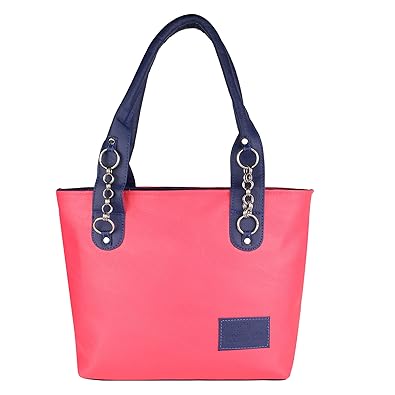 SAHAL PU Pink Shoulder Bag for Women