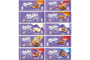 Milka Chocolate Bars Assorted Bundle of 5 (Bundle #1)