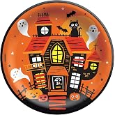 Premium Multicolor Round Spooky Friends Plates - 8.5