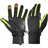 Sukeen Winter Warm Gloves Men Women, Touchscreen Anti-Slip Winter Gloves for Men Cycling Running Hiking Driving Biking