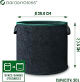 GardenGloss Plant Bag Set of 5 - 30L Non-Woven Fabric for Plants view 2