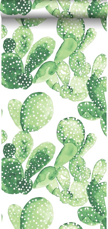 Téléchargement gratuit Images Papier Peint Cactus Peint A L Aquarelle Vert Jungle Tropicale le plus cool par