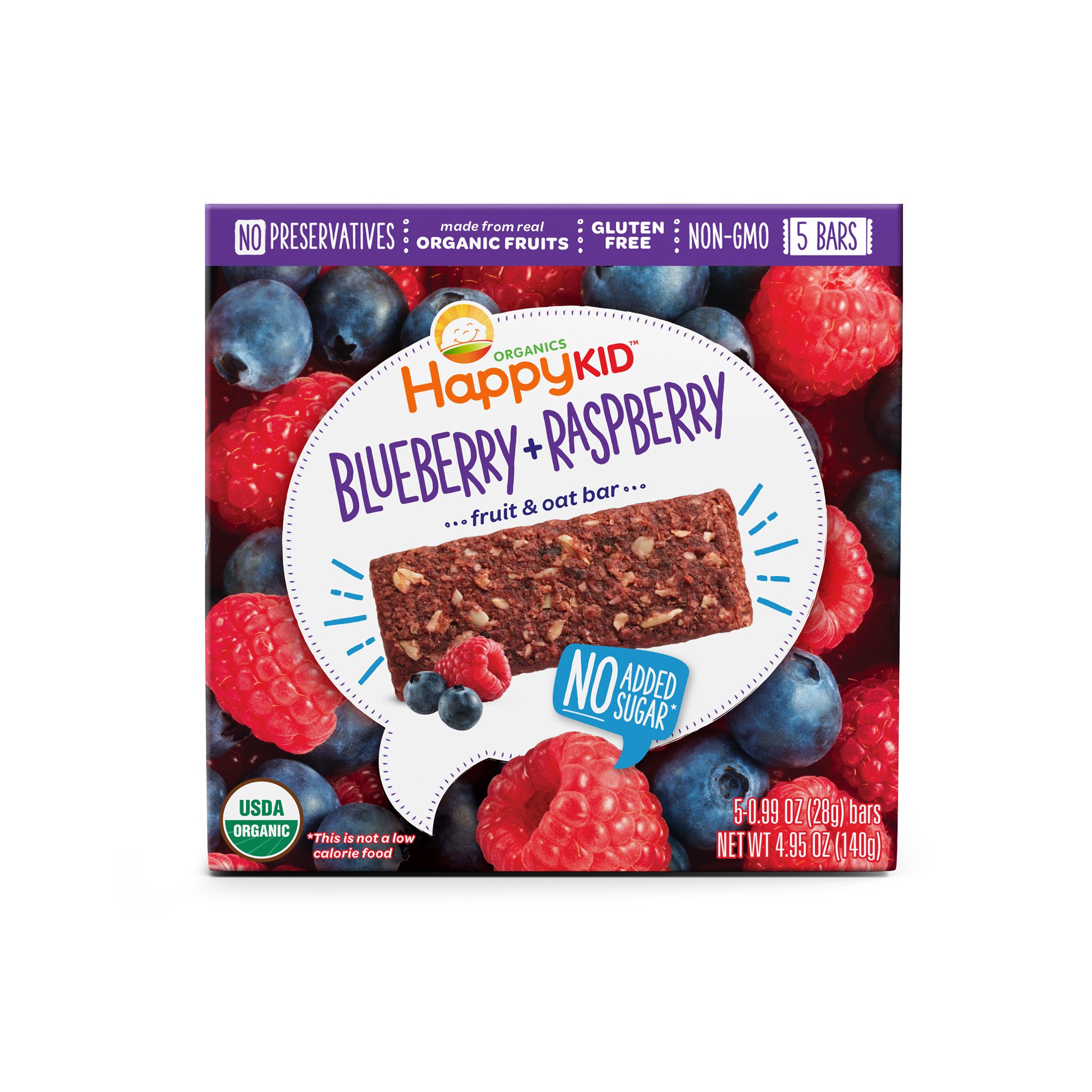 Happy Kid Organic Fruit & Oat Bar Banana Chocolate, 5