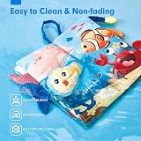 hahaland 2 Pcs Sensory Baby Books 0-6 Months Soft Squeaker Crinkle Red view 6