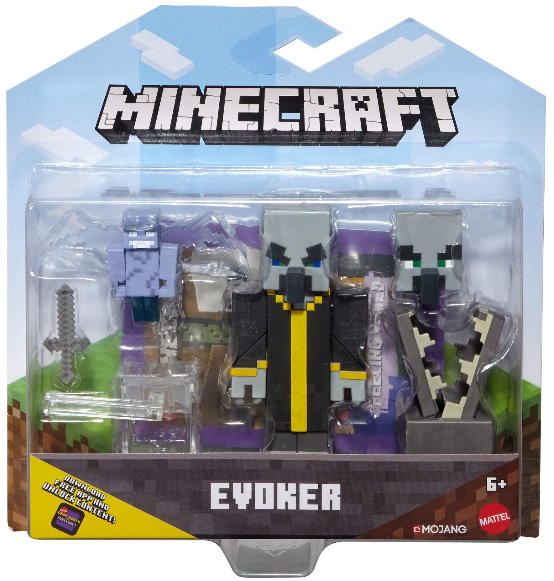 Mua Mattel Minecraft Comic Maker Multipack Attack Set with Evoker and ...