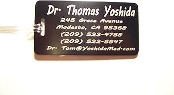 metal engraved luggage tags