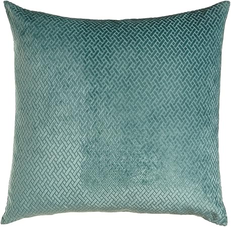 Amazon Com Horchow Azure Maze Pillow Blue Kitchen Dining