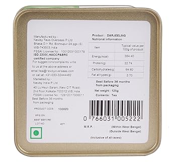 Amazon Com Newby Teas Darjeeling Classic Caddy Collection Grocery Gourmet Food