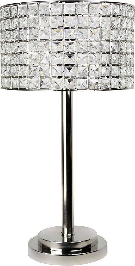 Hanging Crystal Prism And Marble Table Accent Boudoir Glamorous Lamp Lamps Home Living Redaktoren Ch