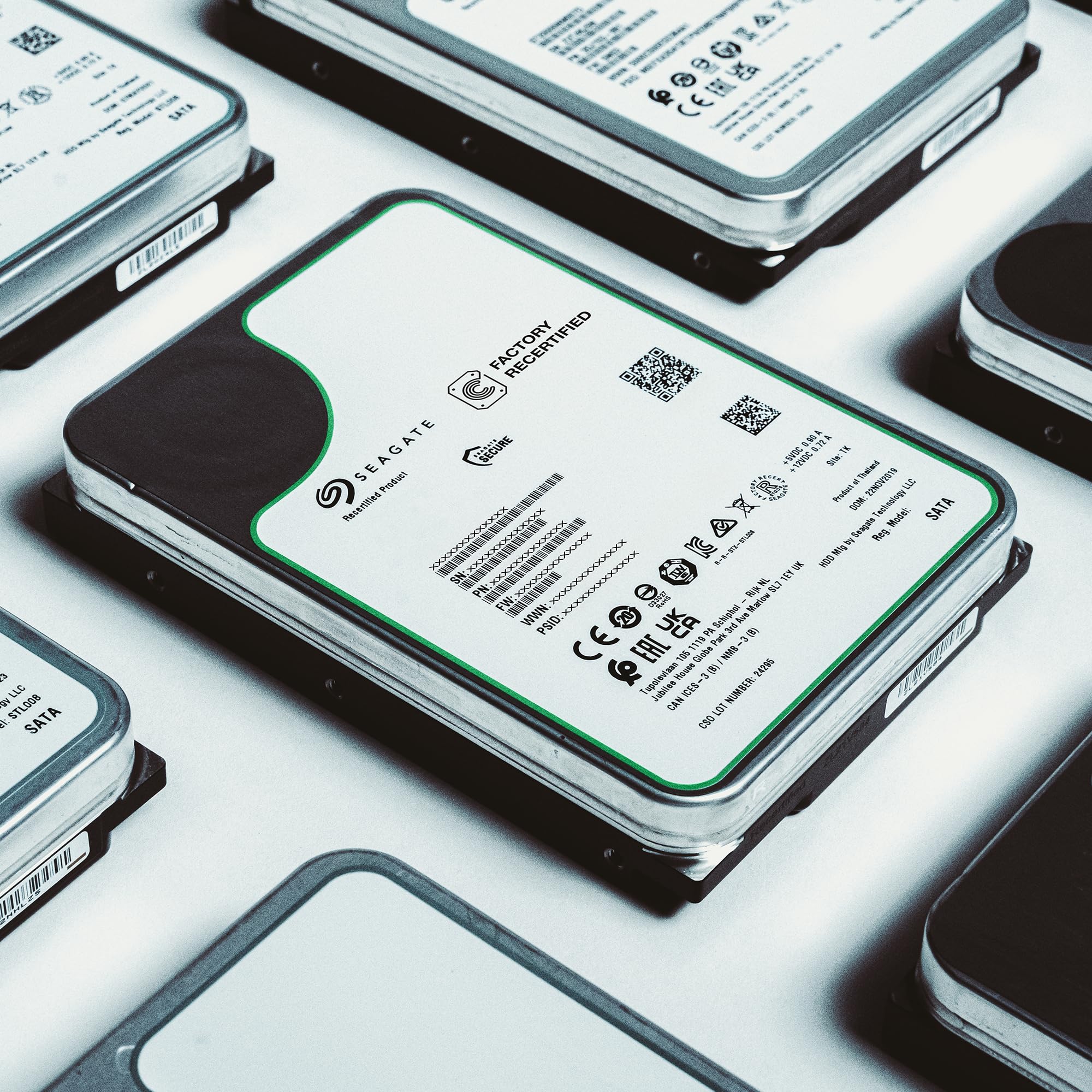 (Refurbished) Seagate IronWolf ST12000VN0007 12 TB 3.5 Internal Hard Drive - SATA - 7200rpm - 256 MB Buffer