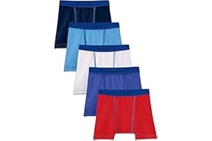 Fruit of the Loom Toddler Boys' 5 Pack Cotton Stretch Boxer Briefs