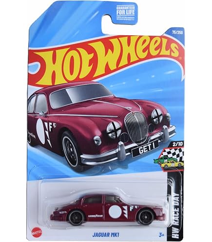 Amazon.com: Hot Wheels Jaguar MK1, HW Race Day 2/10 [Maroon] 75