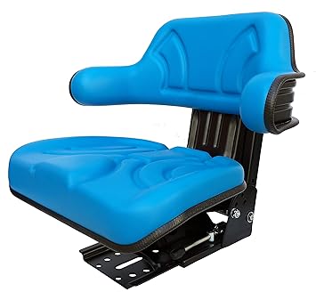 Traktorsitz Schleppersitz New Holland Ford Oldtimer Sitz PVC Blau passend