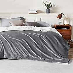 Bedsure GentleSoft Sherpa Fleece Throw Blanket Twin