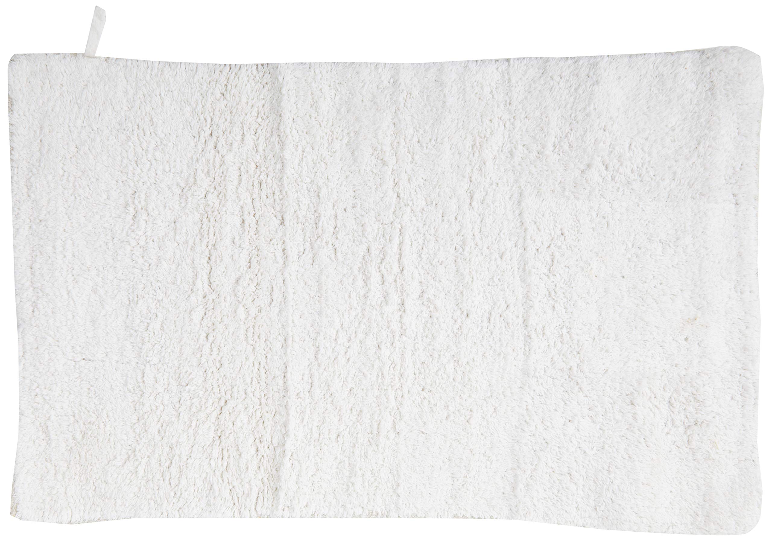 MSV Bath Mat, Cotton, White, Unique