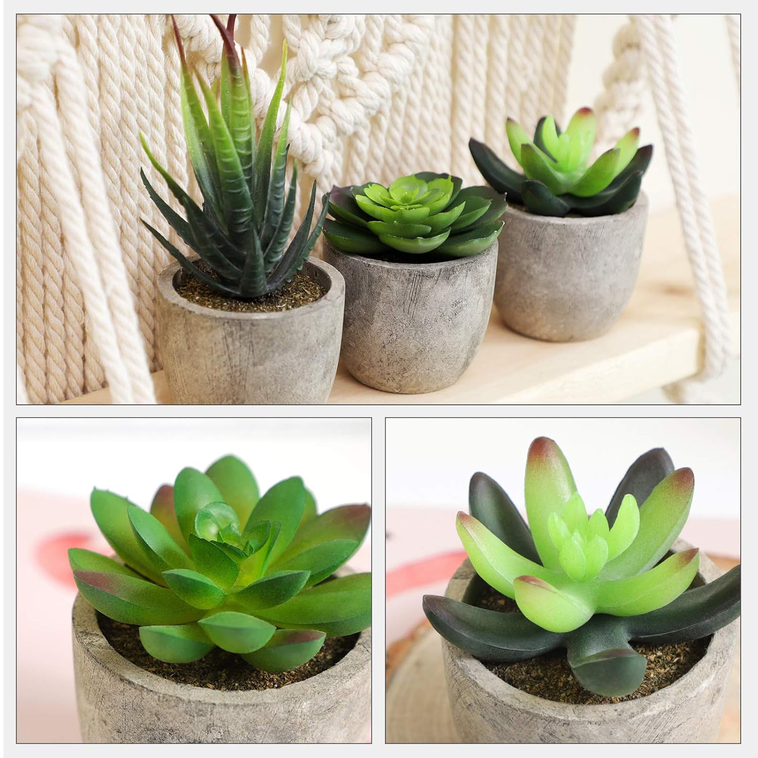 Fiori finti in vaso, fiori artificiali in vaso rosa, piccolo vaso in ceramica con fiori finti, decorazione da tavolo per interni per casa e ufficio, fiori finti di ortensia per tavolo, libreria