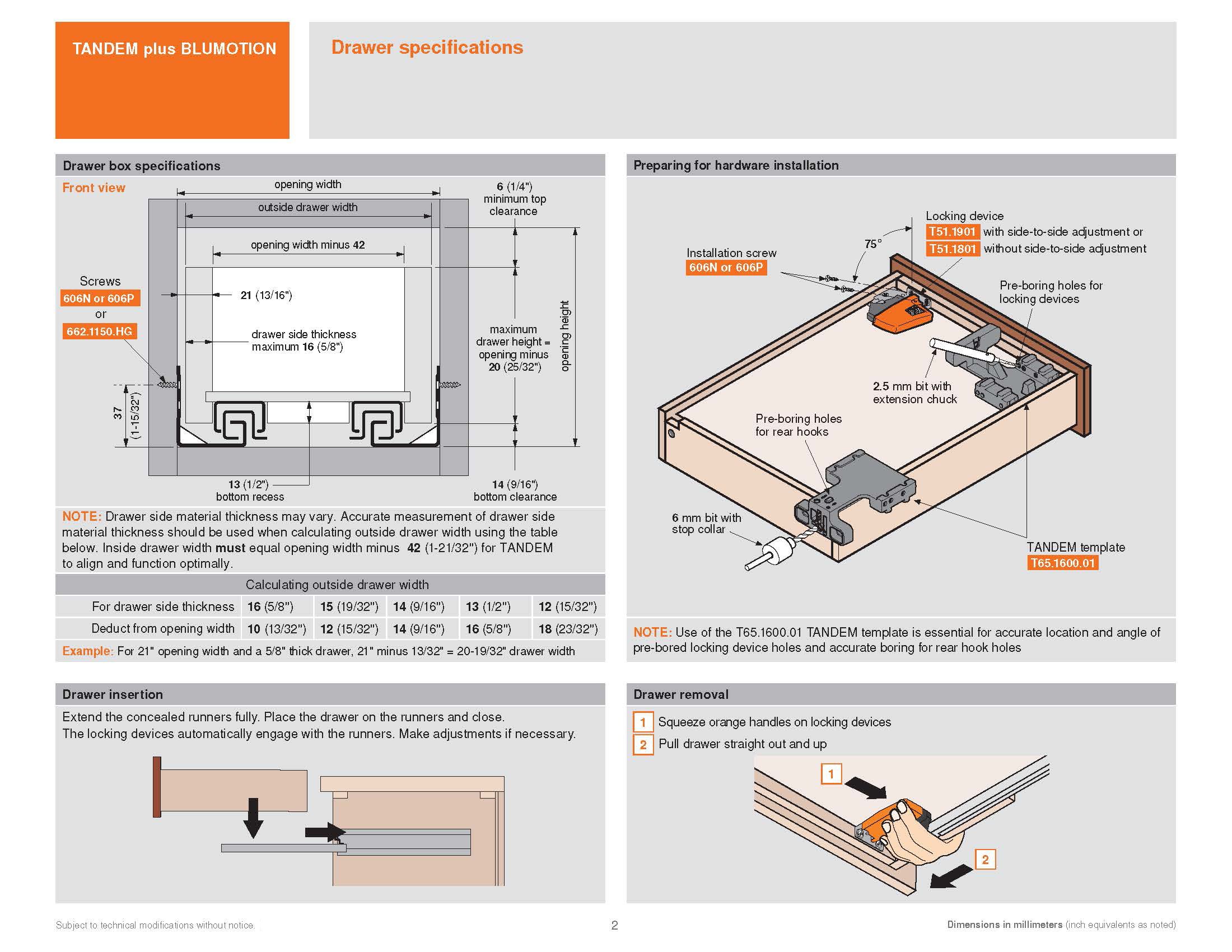 BLUM 563H5330B Tandem Plus Blumotion 21" Drawer Runner Pair for Face Frame, Silver Buy Online