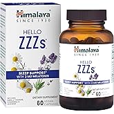 Himalaya Hello ZZZs, 60 Day Supply - Herbal Sleep Supplement with Melatonin, GABA, L-Theanine, Lavender, Chamomile and Lemon Balm - Vegan, Non-GMO, Gluten Free, 60 Capsules