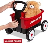 Radio Flyer Push & Pull Walker Wagon with Teddy Bear Red view 7