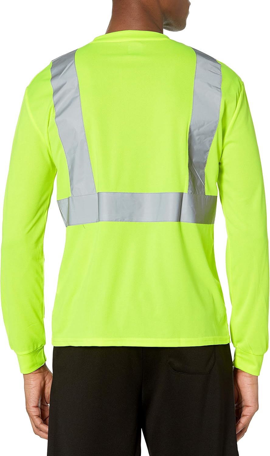 Fila Men's High Visibility Long Sleeve Pocket Top: Clothing