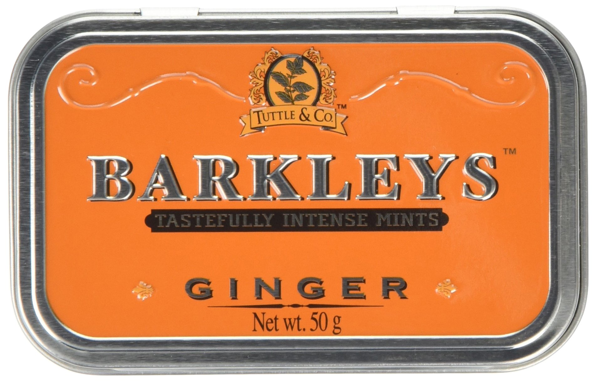 Barkleys Mints Ginger Tastefully Intense Mints Tins 50 g