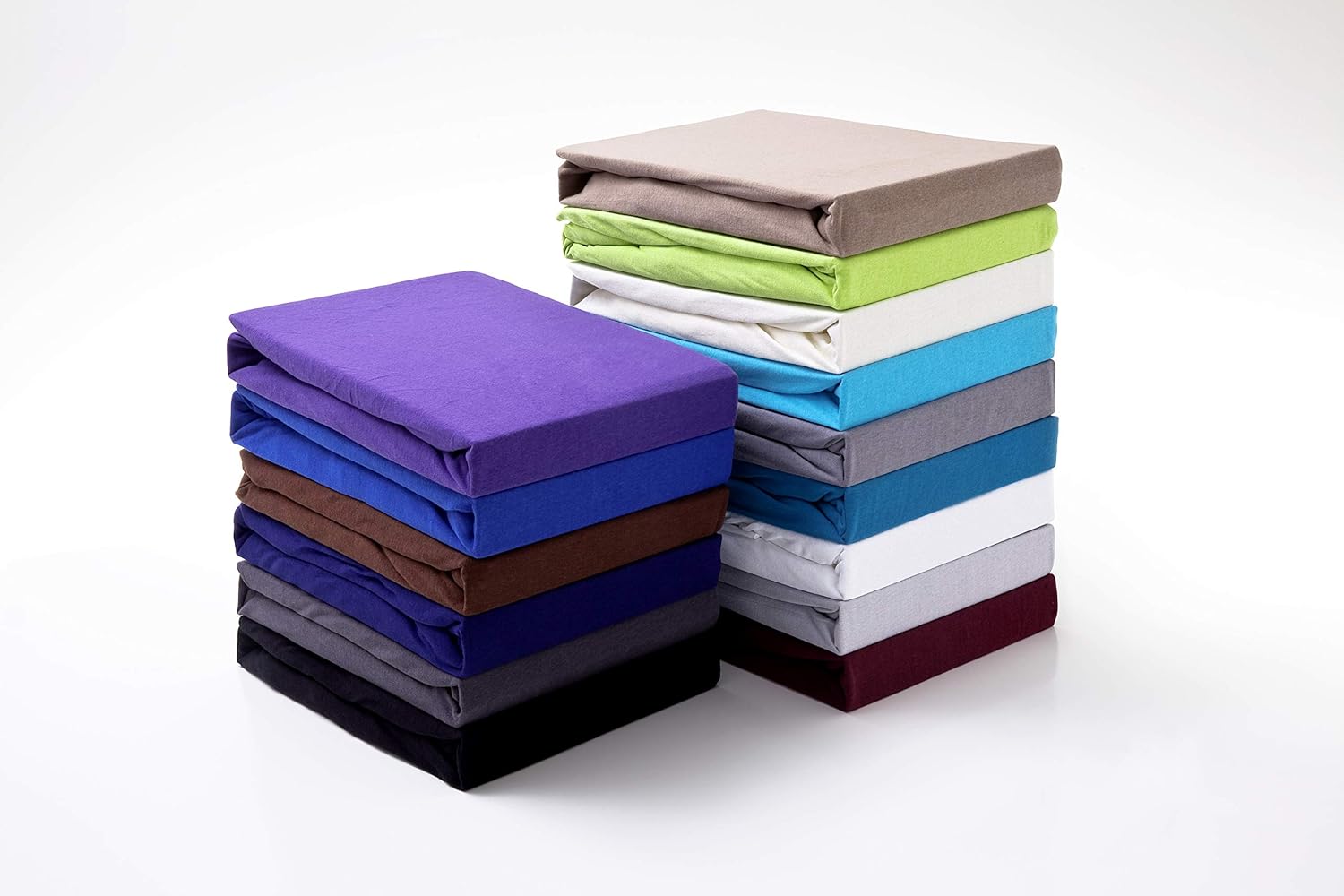 Hometex Premium Textiles Topper Spannbettlaken Spannbetttuch bis 10cm Steghöhe Bettlaken für