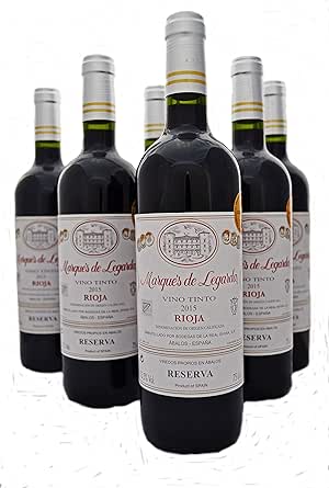 Marqués de Legarda Reserva 2015 Rioja Vino Tinto Caja de 6 ...