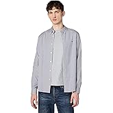 Lacoste Mens Regular Fit Striped Cotton Shirt