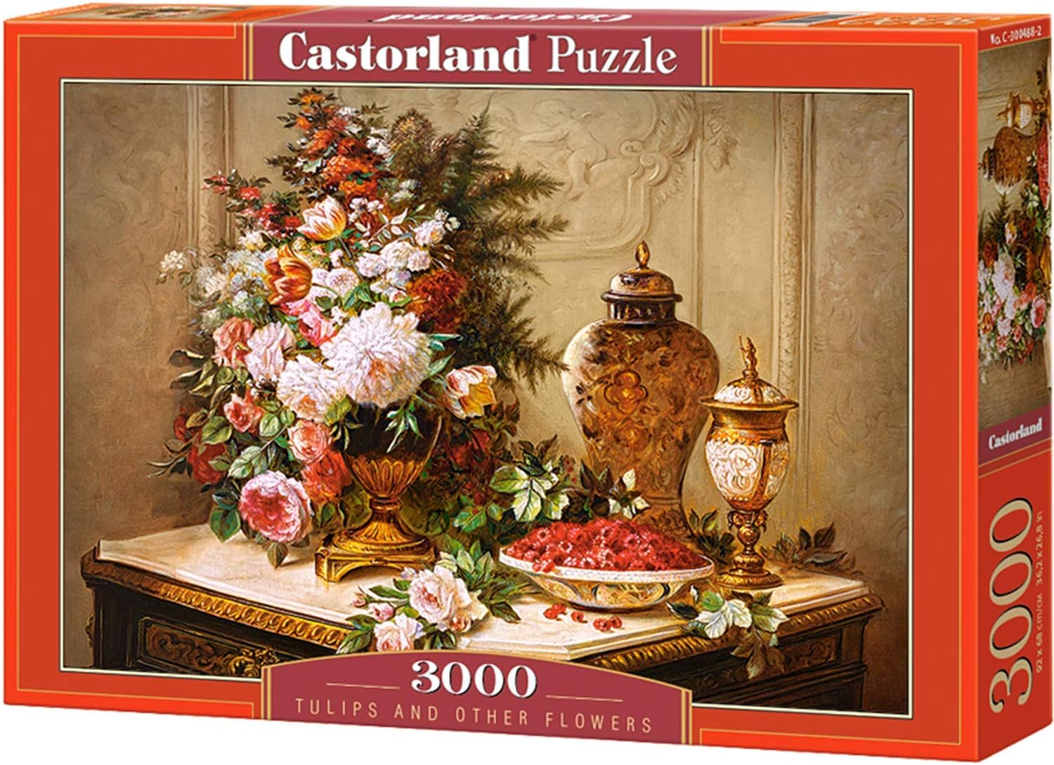 Puzzles for Adults 3000 Piece - Jigsaw Puzzles – Tulips and Other Flowers - Family Puzzles – Difficult Jigsaw Puzzle - Floral Puzzle - Plant Puzzle - Still Life Puzzle