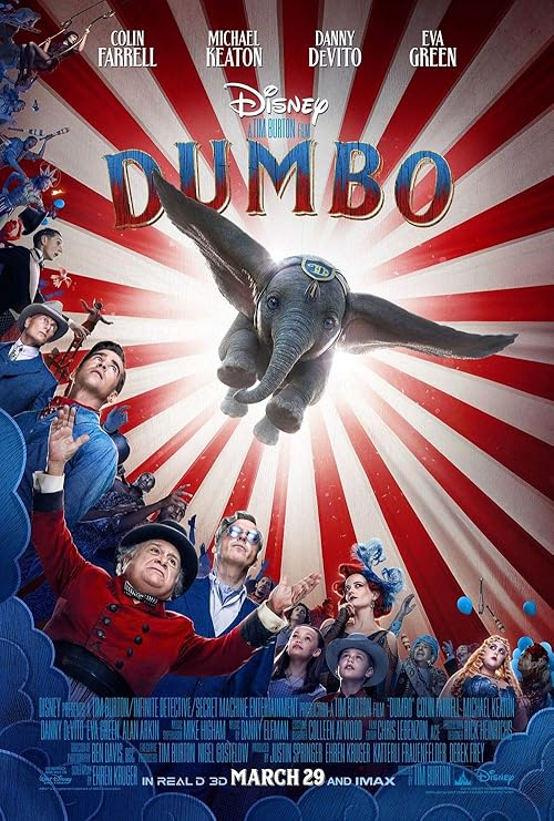 Lionbeen Dumbo Movie Poster Cartel de la Pelicula 70 X 45 cm ...