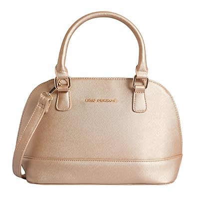 Lino Perros Womens Satchel (Golden)