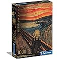 Clementoni - Museum Collection Munch, The Scream-1000-Pieces-Puzzle, Entertainment for Adults-Made in Italy, 39791