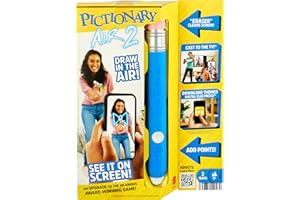 Mattel Games Pictionary Air 2 Game for Kids, Adults, Family and Game Night, Award-Winning Air-Drawing Family Game, Draw in th
