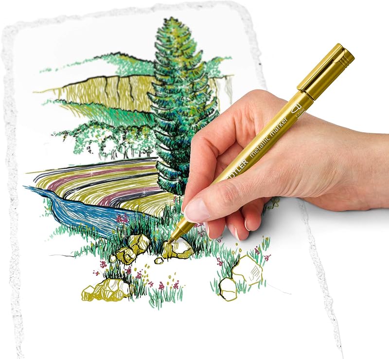 Pigment Liner 308 Design Journey - Blister 3 Feutres Noirs Pointe Calibrée 0,1/0,2/C2 + 8323-11 + 8323-81