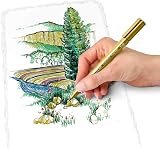 Staedtler 8323-S BK3 Design Journey Metallic Pens Gold Silver White Pack of 3 view 4