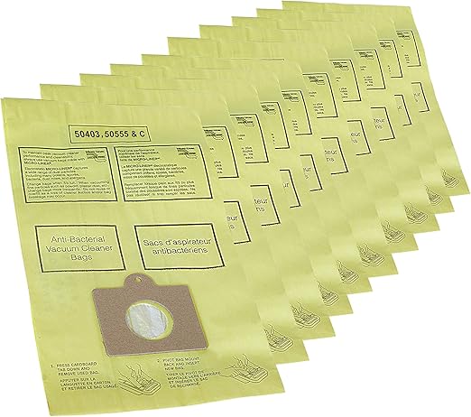 Kenmore 50403 50558 C Replacement Micro Lined Disposable Canister Vacuum Cleaner Bags Package Of 10 Amazon Ca Home Kitchen