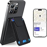 ExtreLife for Magsafe Wallet, Works with Apple Find My, Privacy Flap, Magnetic Wallet for iPhone 17/16/15/14/13/12 Series, 7-Card Holder, Adjustable Stand, RFID Blocking, Black